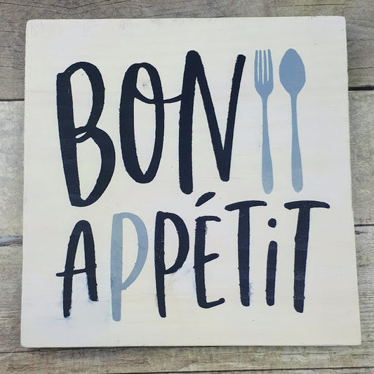 Bon Appetit Vinyl Cut Out
