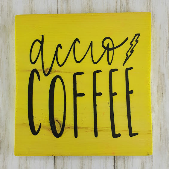 Accio Coffee Wood Art