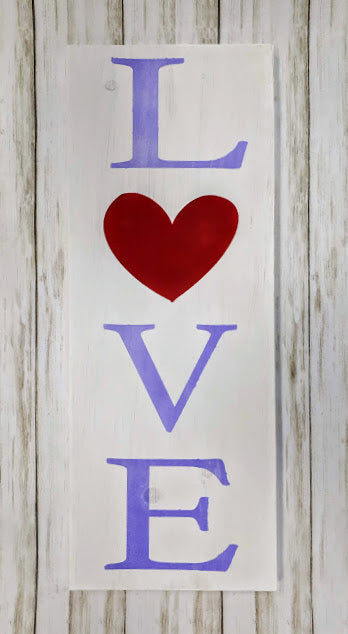 "Love" Wood Art