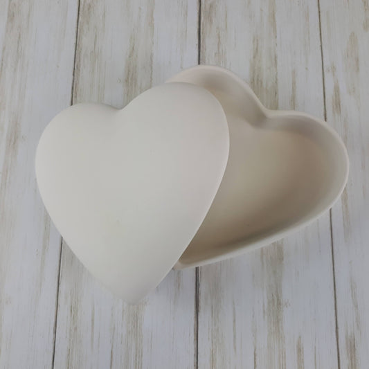 Large Flat Heart Box