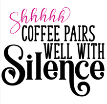 Shhh Coffee Silence Wood Art
