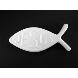 Jesus Fish Flat Topper